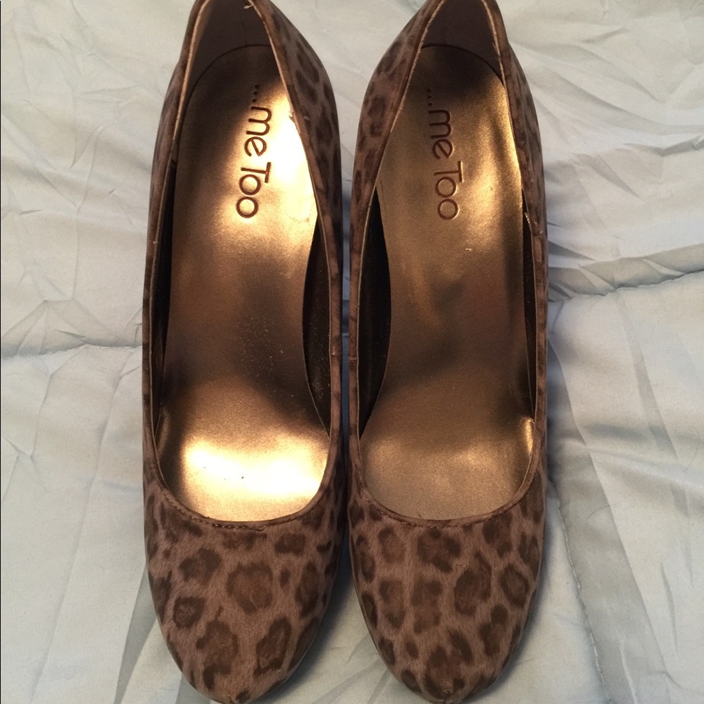 Beautiful platform animal heels